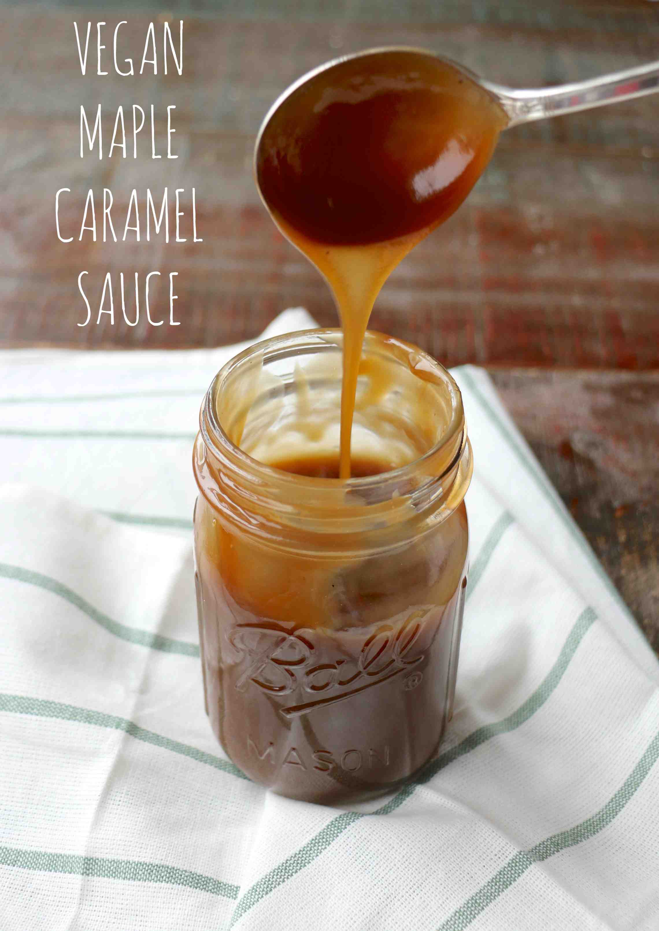 vegan maple caramel sauce