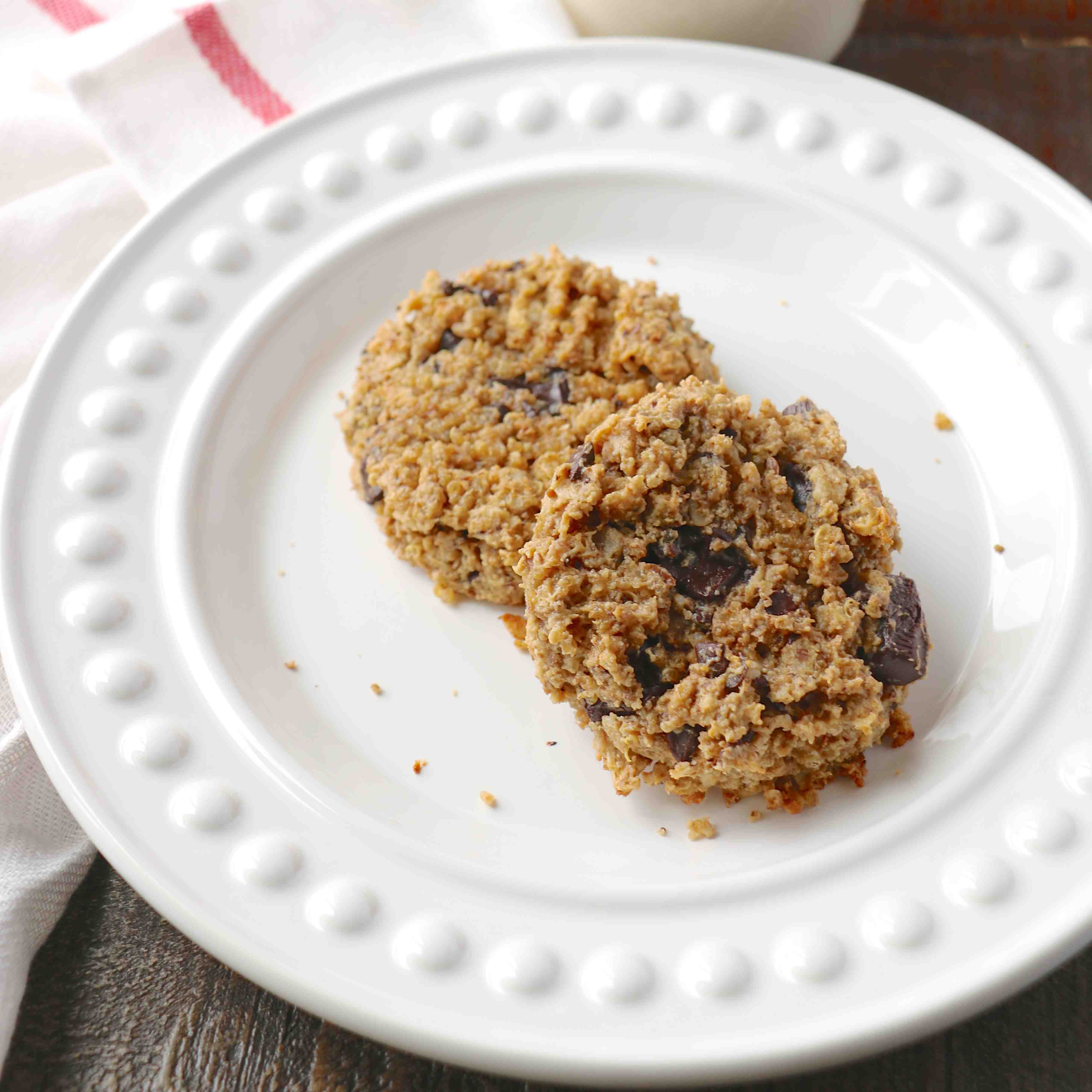 Quinoa dark chocolate cookies Vegan, GlutenFree A Dash Of Wholesome